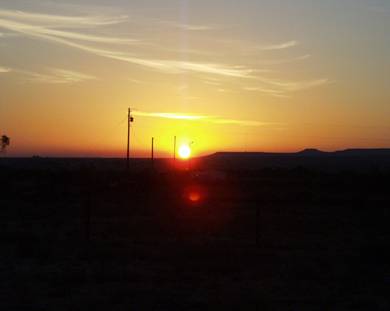 West Texas Sunset
picture by Dena Carpenter